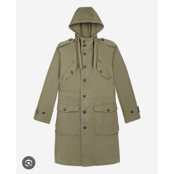 The Kooples Khaki Parka